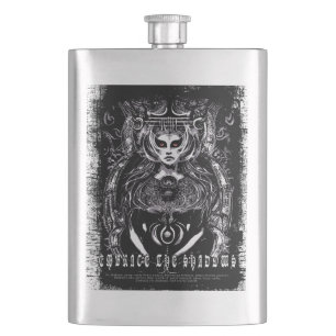 Embrace the Shadows Hip Flask