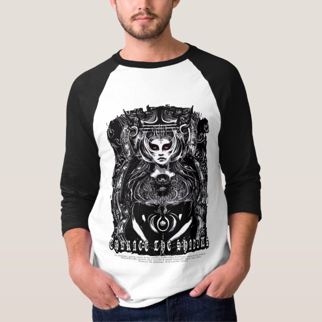 Embrace the Shadows T-Shirt (Front)