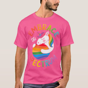 Embrace The Spectrum Autism Awareness Unicorn T-Shirt
