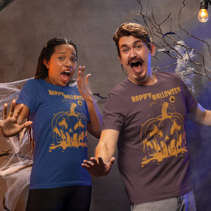 Embrace the Spirit of Halloween its Spooky Pumpkin T-Shirt