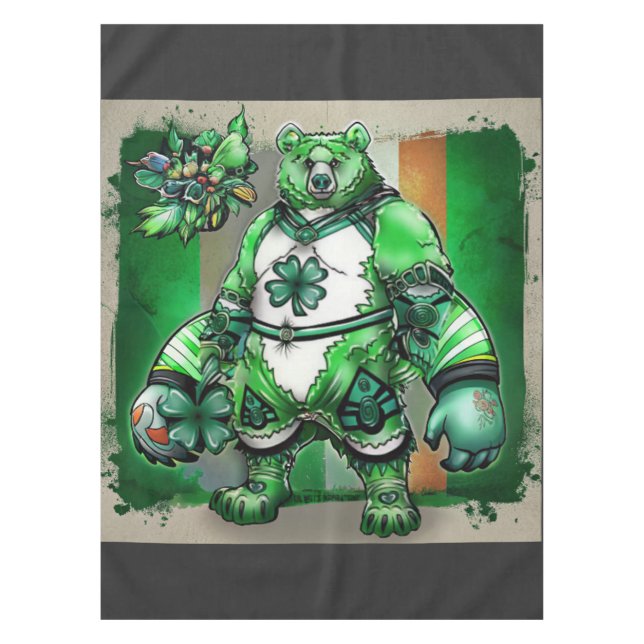 Embrace the Spirit of Ireland St. Patrick's Day Tablecloth (Front)