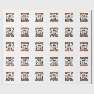 Embrace the Spooky Vibes Ghost Halloween Shirt_1 Wrapping Paper