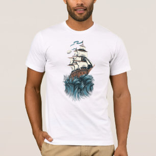 Embrace the Struggle   Sailor Struggle Ship Men's  T-Shirt