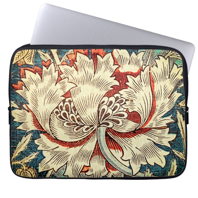 Embrace Timeless Elegance: Honeysuckle Laptop Sleeve (Front)