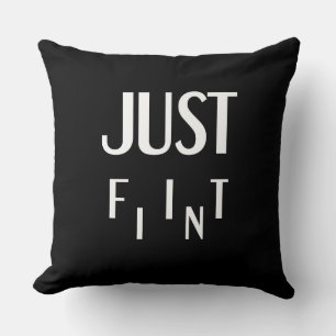 “Embrace Unity: JUST FIT IN” motivational words  Cushion
