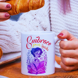 Embrace Your Quirks Women's Empowering Affirmation Coffee Mug