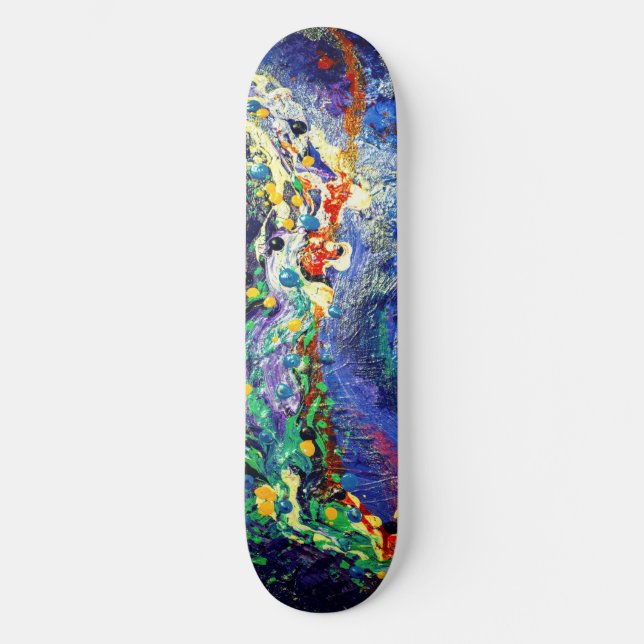 Embraced Abstract Skateboard (Front)