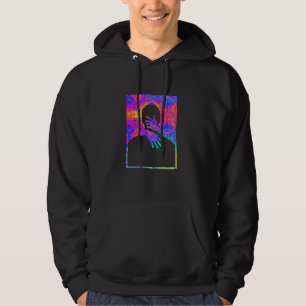 Embracing A Painting Of A Colourful Fluid Man Trip Hoodie