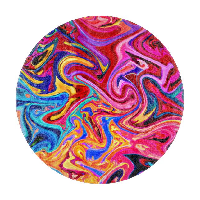 Embracing Abstraction for Visual Impact Cutting Board (Front)