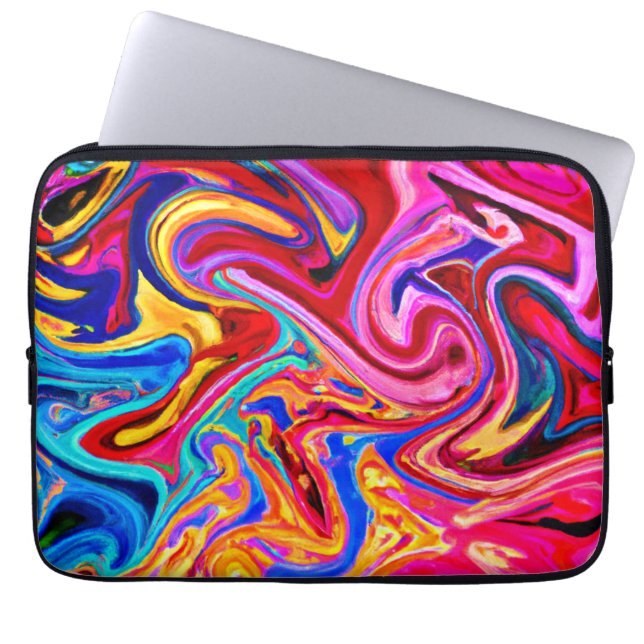 Embracing Abstraction for Visual Impact Laptop Sleeve (Front)