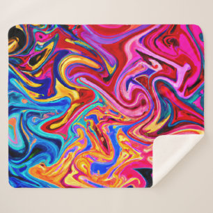 Embracing Abstraction for Visual Impact Sherpa Blanket