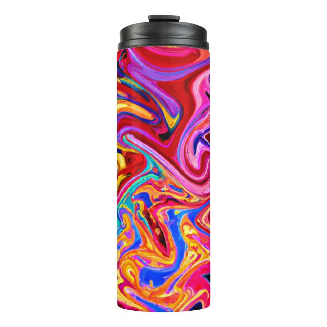 Embracing Abstraction for Visual Impact Thermal Tumbler (Front)