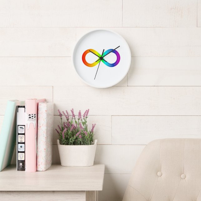 Embracing Autism's Rainbow Spectrum Clock (Reading Room)