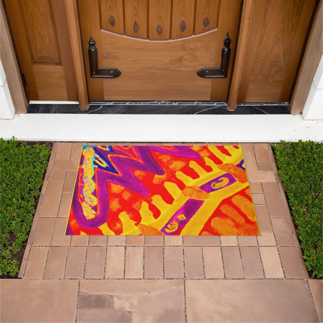 Embracing Colourful Pattern Design Doormat (Outdoor)