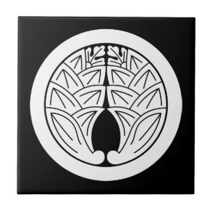 Embracing Japanese gingers in a circle Tile