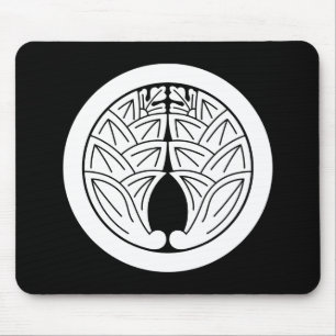 Embracing japanese gingers in circle mouse pad