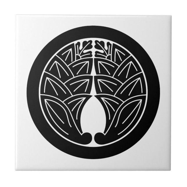 Embracing japanese gingers in circle tile (Front)