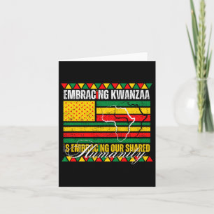 Embracing Kwanzaa Is Our Shared Humanity African A Card