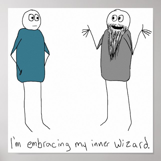 Embracing My Inner Wizard Poster (Front)