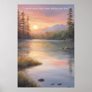 Embracing Peace and Joy Poster