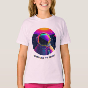 Embracing the Space Girl T-Shirt