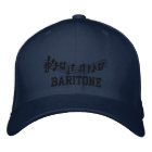 Embroidered Baritone Music Cap