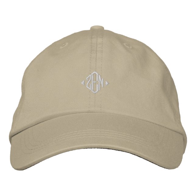 Embroidered cap Zen Design (Front)