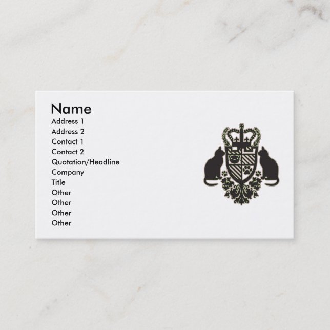 Embroidered_Cat Business Card (Front)