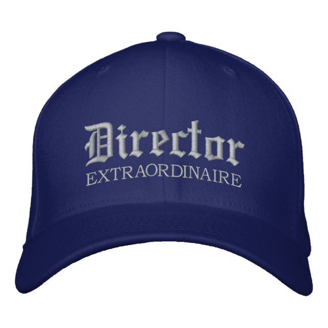 Embroidered Director Extraordinaire Music Cap (Front)