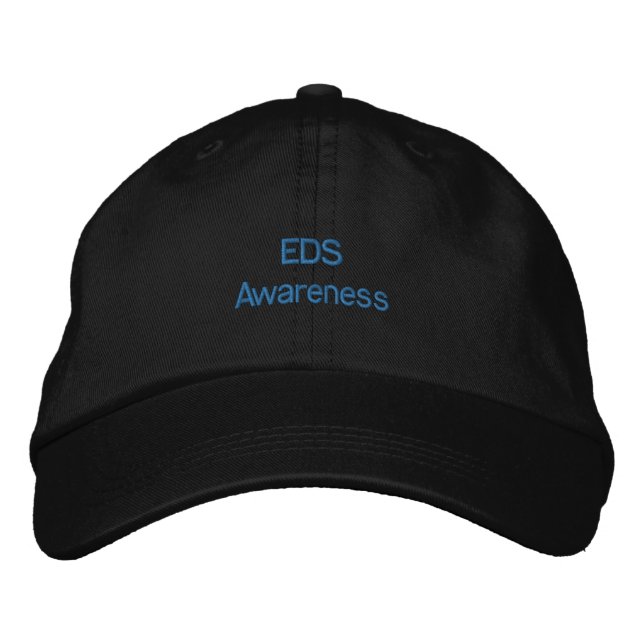 Embroidered EDS Awareness Ball Cap (Front)
