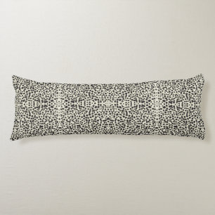 Embroidered Effect Dalmatian Fur Print Body Cushion