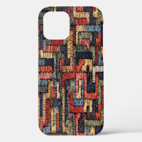 Embroidered geometric, ethnic texture