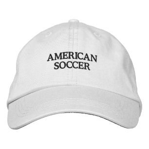 Embroidered hat American soccer