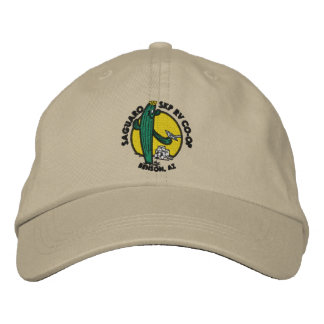 Embroidered Hat - Khaki