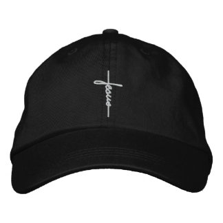 Embroidered Hat / Stylish Hat With A Cross Logo