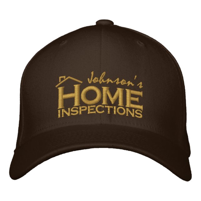 Embroidered Home Inspections Hat (Front)