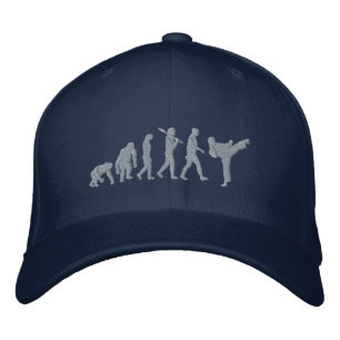 Embroidered martial artists karate cap