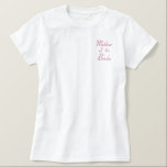 Embroidered Mother of the Bride Wedding Apparel Embroidered Shirt<br><div class="desc">Mother of the Bride</div>