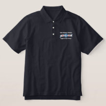 Embroidered Polo Shirt for Navy & Black shirts