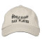 Embroidered Sax Player Hat