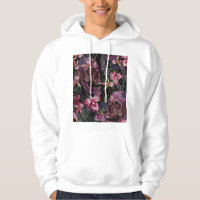 Embroidered Skull: Gothic Orchid Pattern