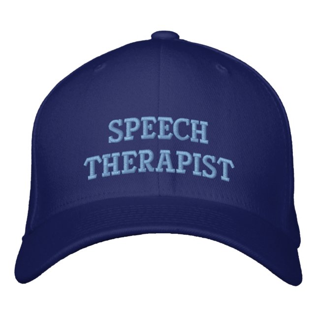 Embroidered Speech Therapist Cap (Front)