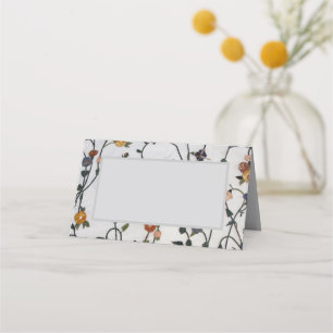 Embroidered Vines Place Card