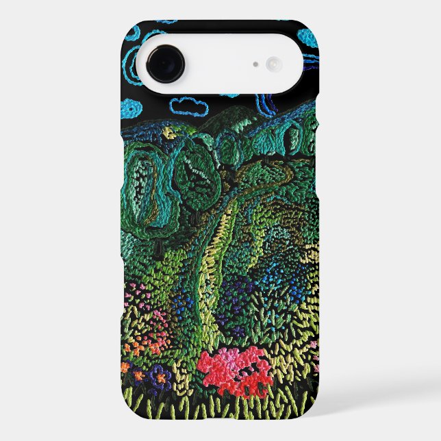 Embroidery Case-Mate iPhone Case (Back)