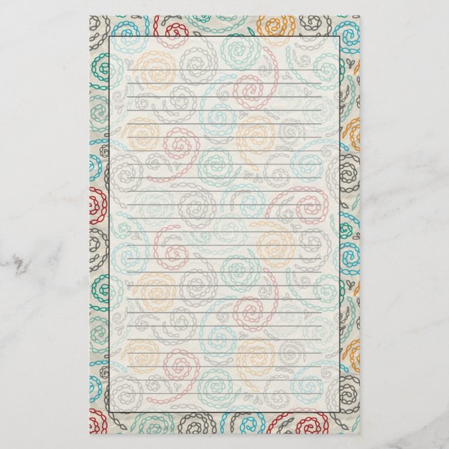 Embroidery fancy rumpled paper (Front)