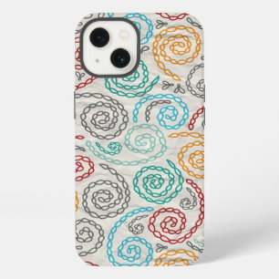 Embroidery fancy rumpled paper iPhone 13 case
