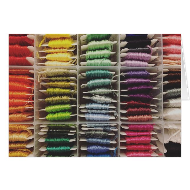 Embroidery Floss Rainbow (Front Horizontal)