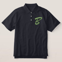 Embroidery Monogram Letter B Initial