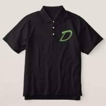 Embroidery Monogram Letter D Initial