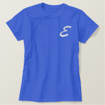 Embroidery Monogram Letter E Initial